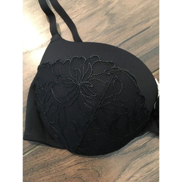 Maidenform Self Expressions Women's Natural Boost Push Up Bras 34C black 3201 - Picture 6 of 12